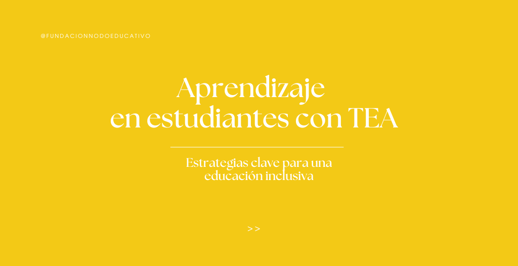 Aprendizaje de estudiantes con TEA